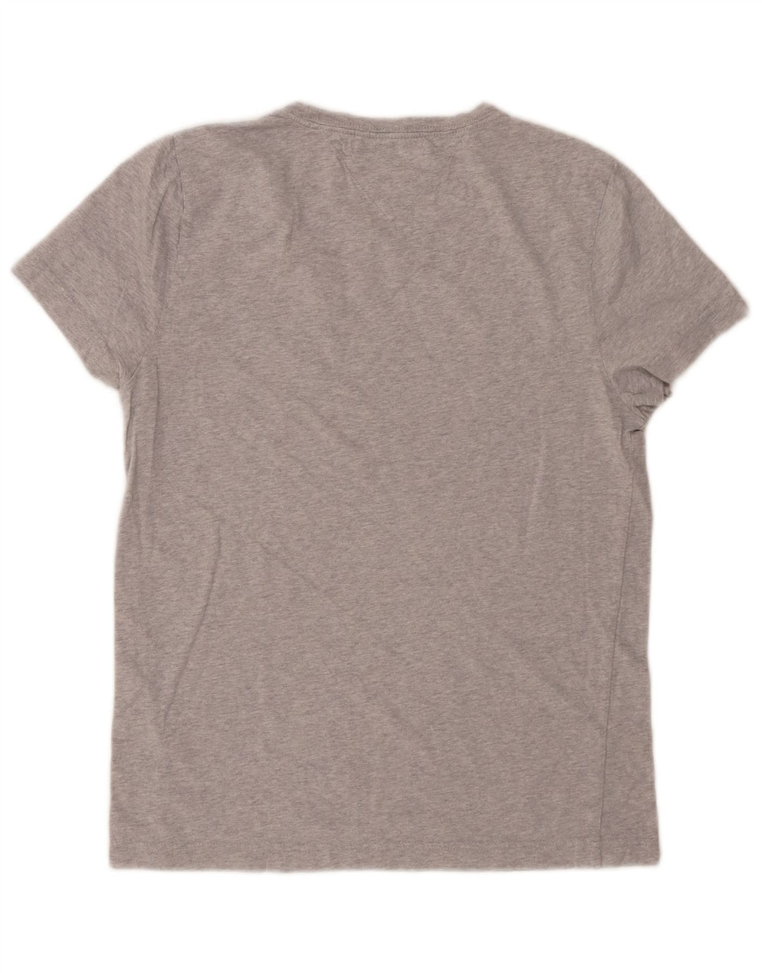 TOMMY HILFIGER Camiseta para hombre Top XS Algodón moteado gris