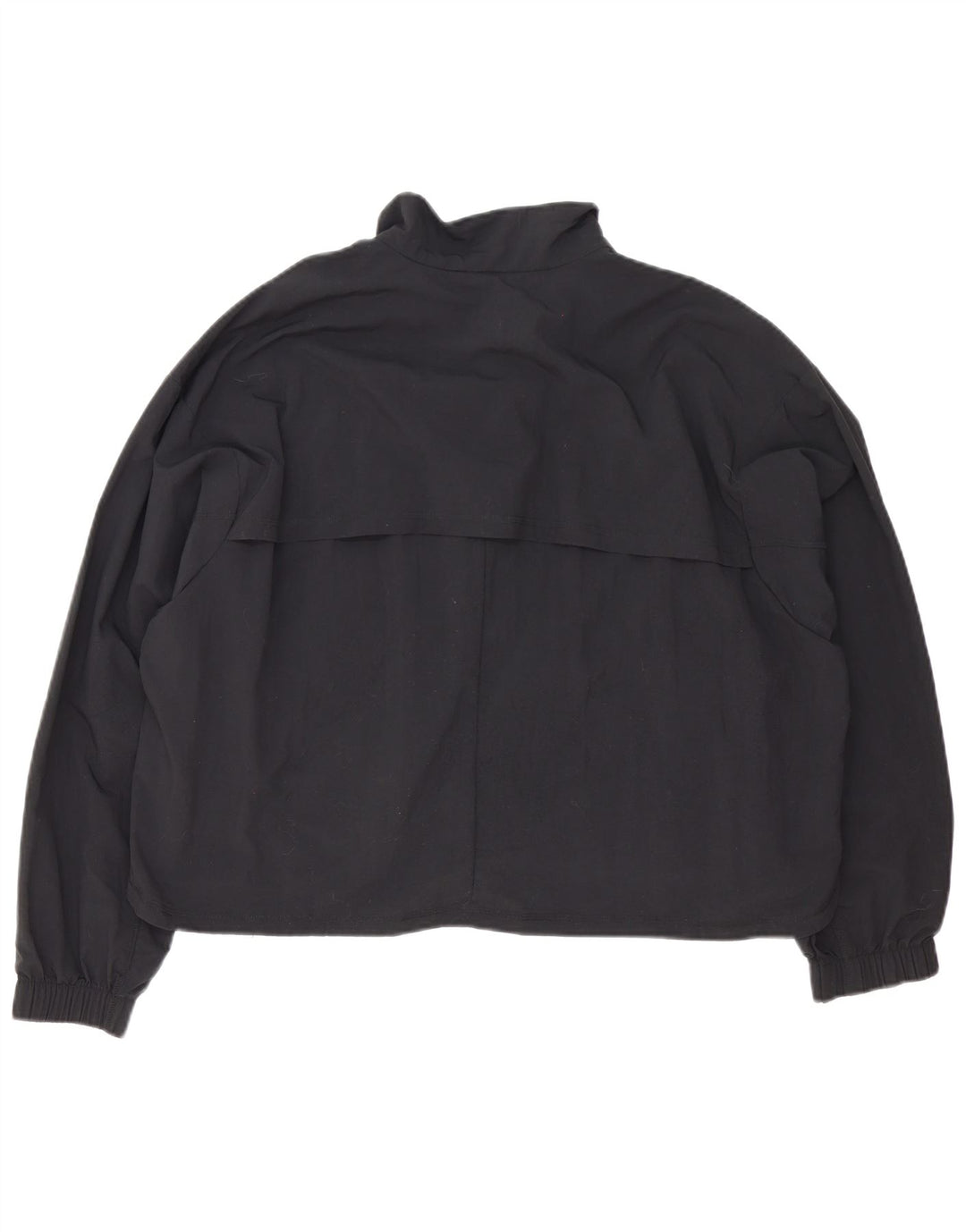 Adidas Chaqueta de Chándal de Gran Tamaño para Mujer Reino Unido 12/14 Mediano Negro