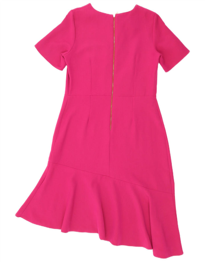 CLOSET Vestido asimétrico asimétrico para mujer UK 46 Poliéster rosa grande
