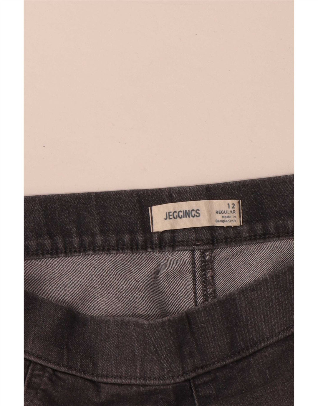Marks & Spencer Jeans Jegging para Mujer UK 12 Medium W28 L28 Algodón Gris