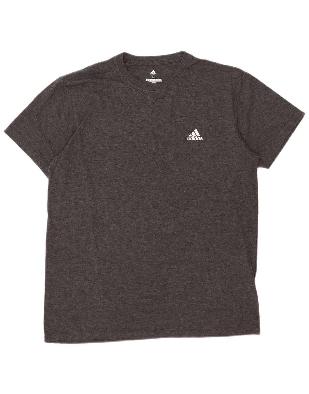 Adidas Hombre Camiseta Top XL Gris Poliéster