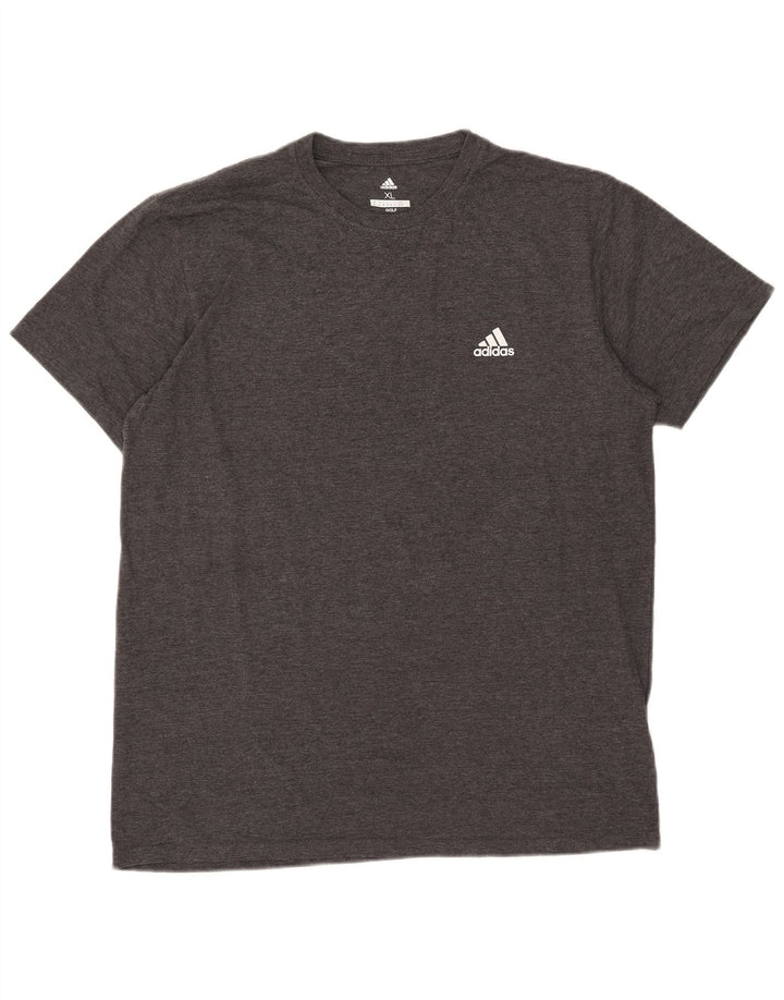 Adidas Hombre Camiseta Top XL Gris Poliéster
