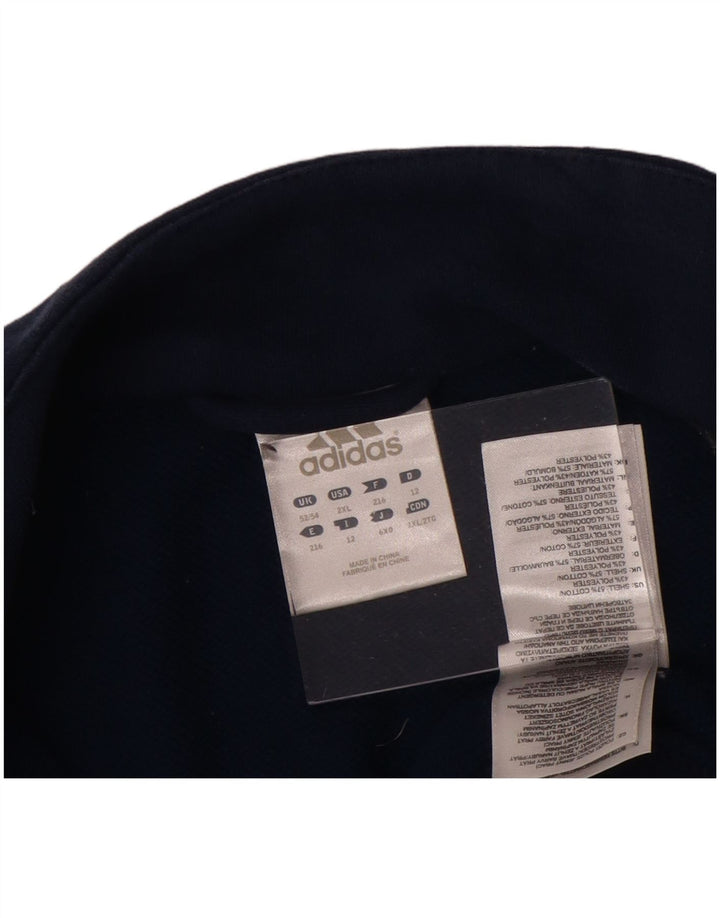 ADIDAS Mens Climalite Chándal Top Chaqueta UK 52/54 2XL Azul Marino Algodón