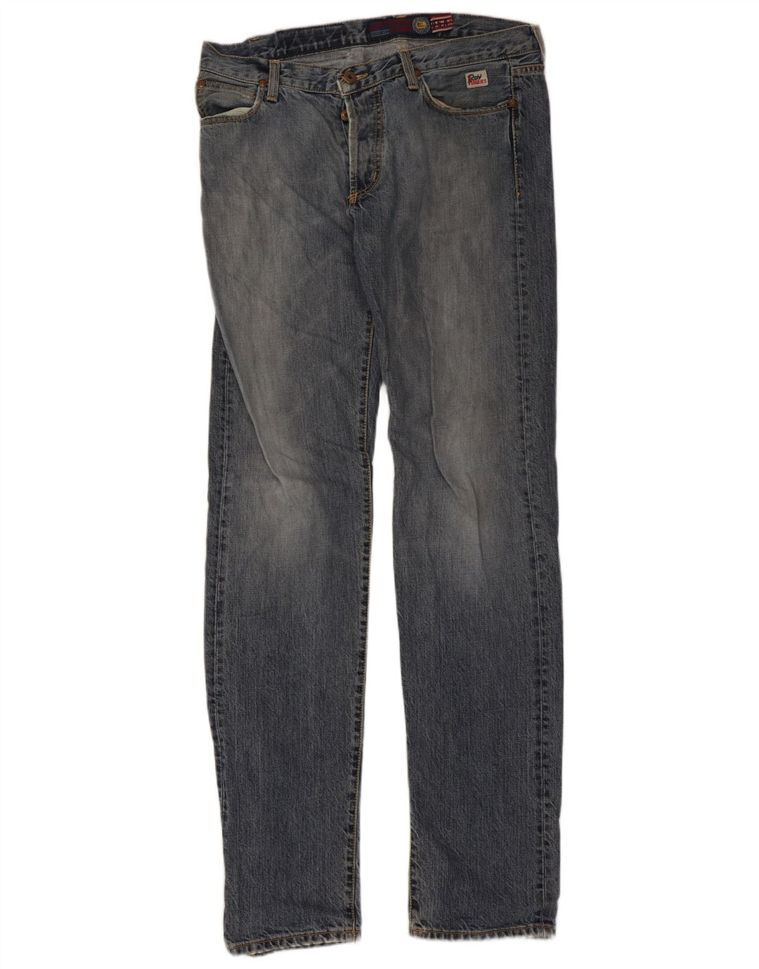 Roy Rogers Vaqueros ajustados para mujer W32 L35 Algodón azul