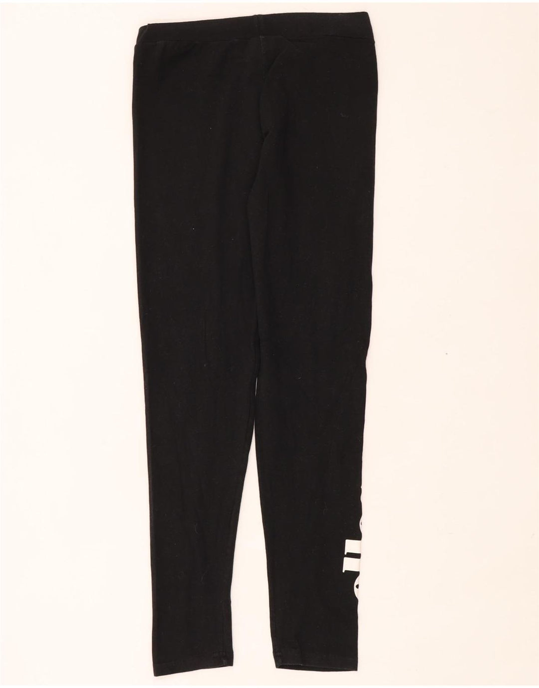 Ellesse Leggings gráficos para mujer UK 44 Mediano Algodón negro