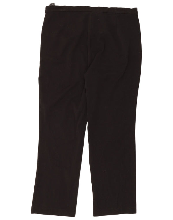 Marks & Spencer Pantalones casuales para mujer UK 40 Large W34 L30 Poliéster negro