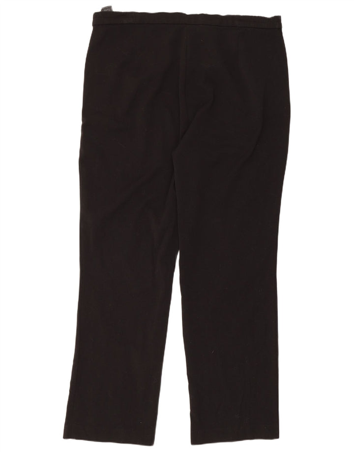 Marks & Spencer Pantalones casuales para mujer UK 40 Large W34 L30 Poliéster negro