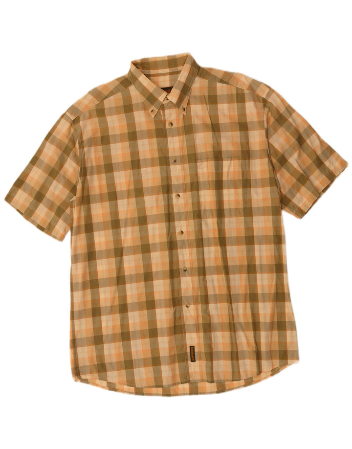 Camisa TIMBERLAND Hombre Medium Khaki Check Cotton