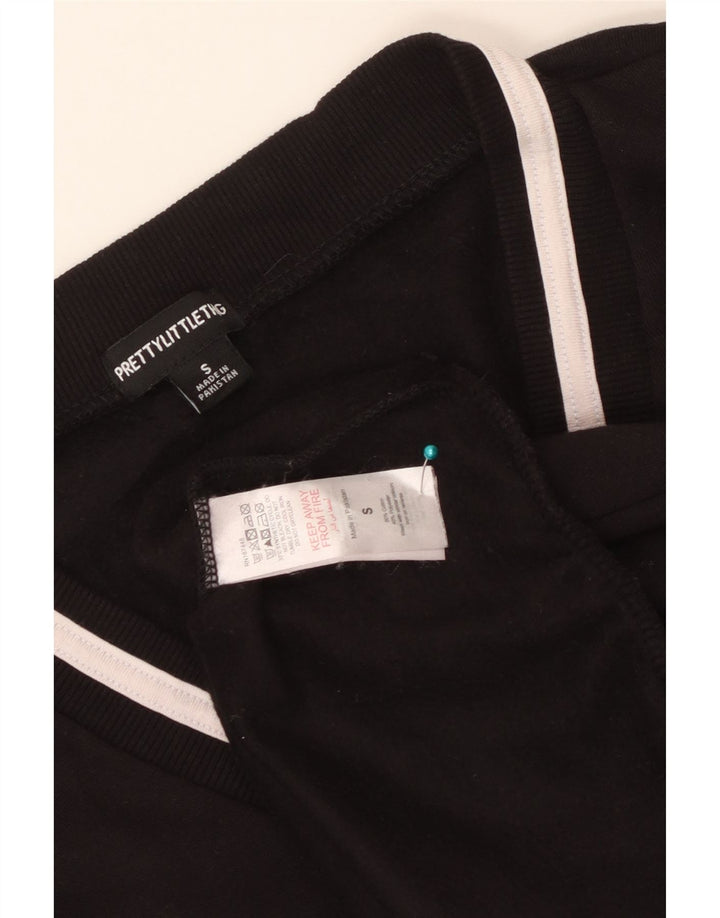 Prettylittlething - Sudadera gráfica para mujer, talla 40, color negro