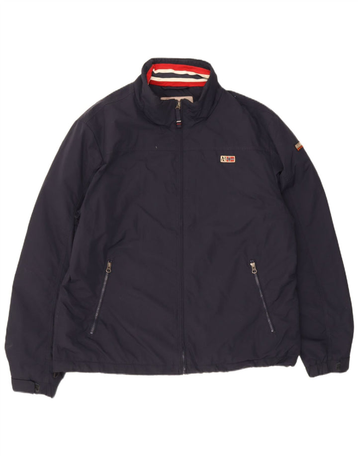 Napapijri Chaqueta Bomber para Hombre UK 44 2XL Azul Marino