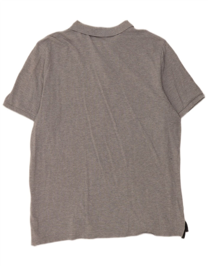 Nike Polo Hombre XL Algodón Moteado Gris