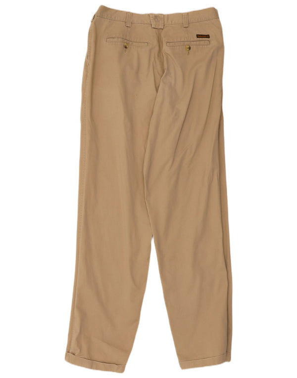 Timberland Pantalón Chino Pegged Para Hombre W35 L33 Algodón Beige