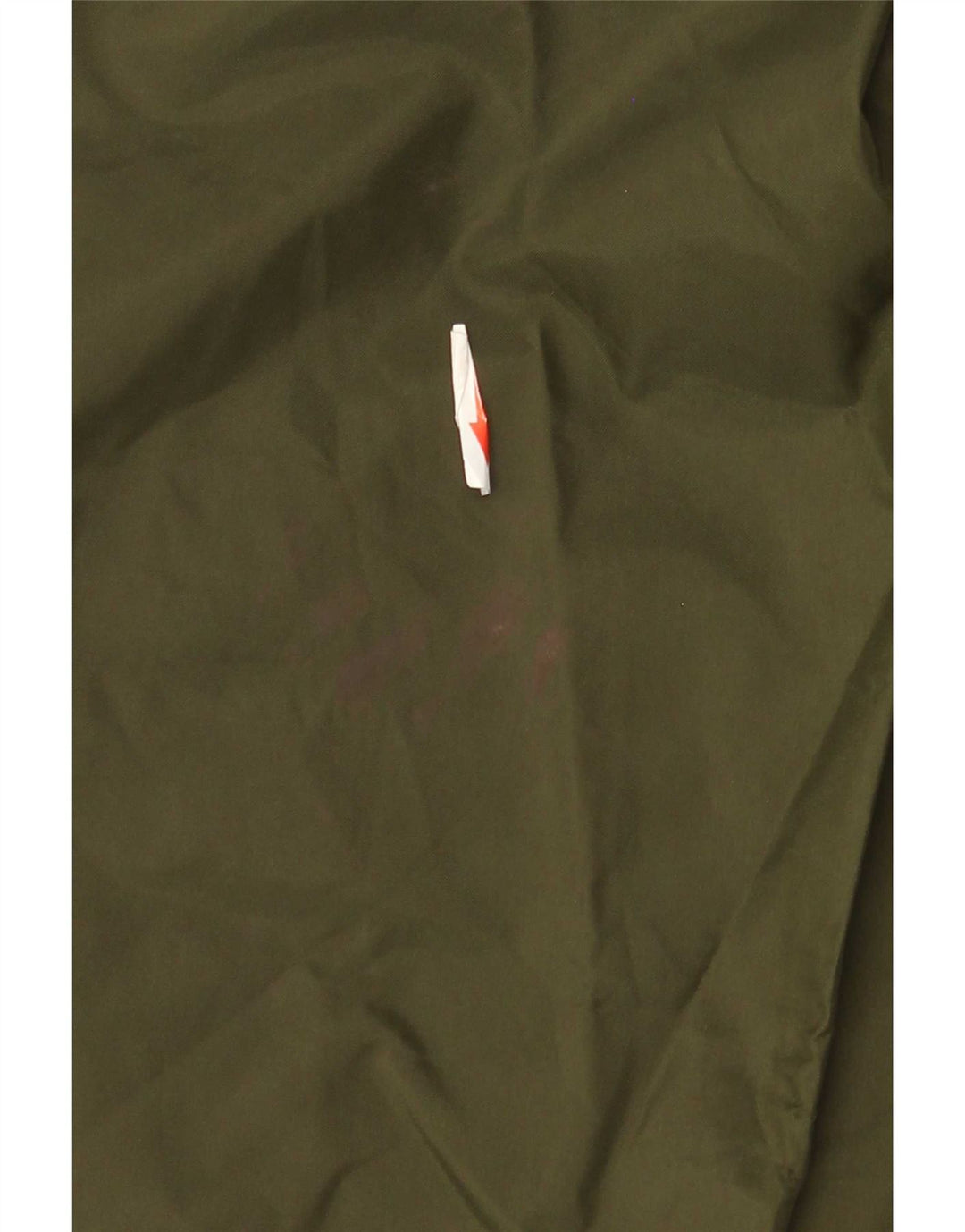 Chaqueta de lluvia con capucha vintage para hombre IT 50 Nylon caqui grande