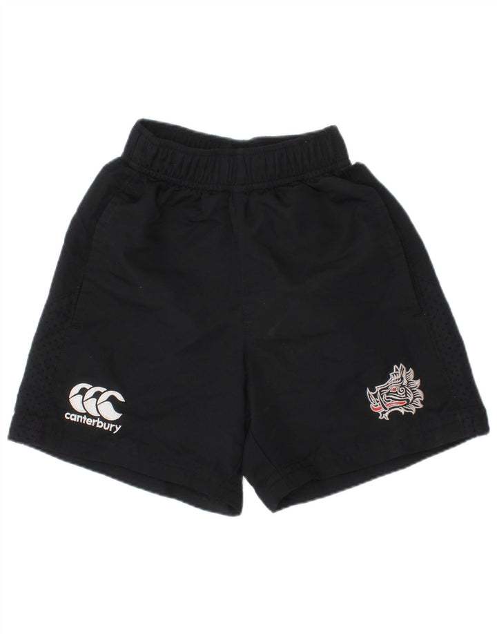 Canterbury Shorts deportivos con gráficos para niños 3-4 años Negro