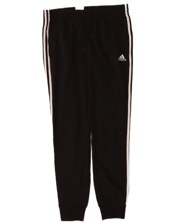 Adidas Mujer Chándal Pantalones Joggers UK 12/14 Mediano Negro Algodón