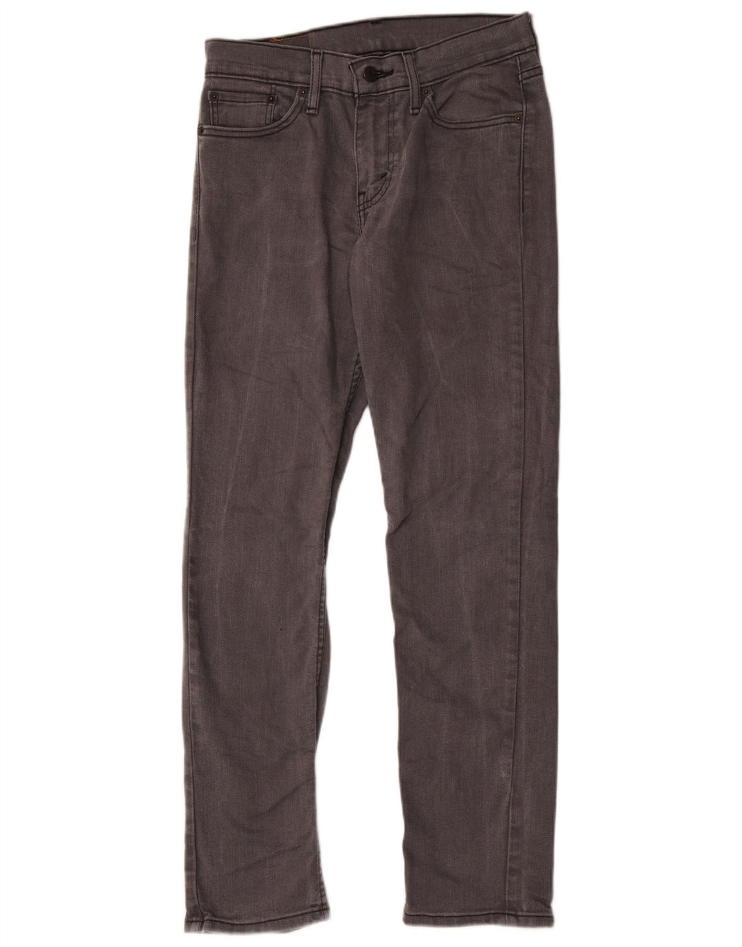 Levi's Hombre 511 Slim Jeans W28 L30 Algodón Gris