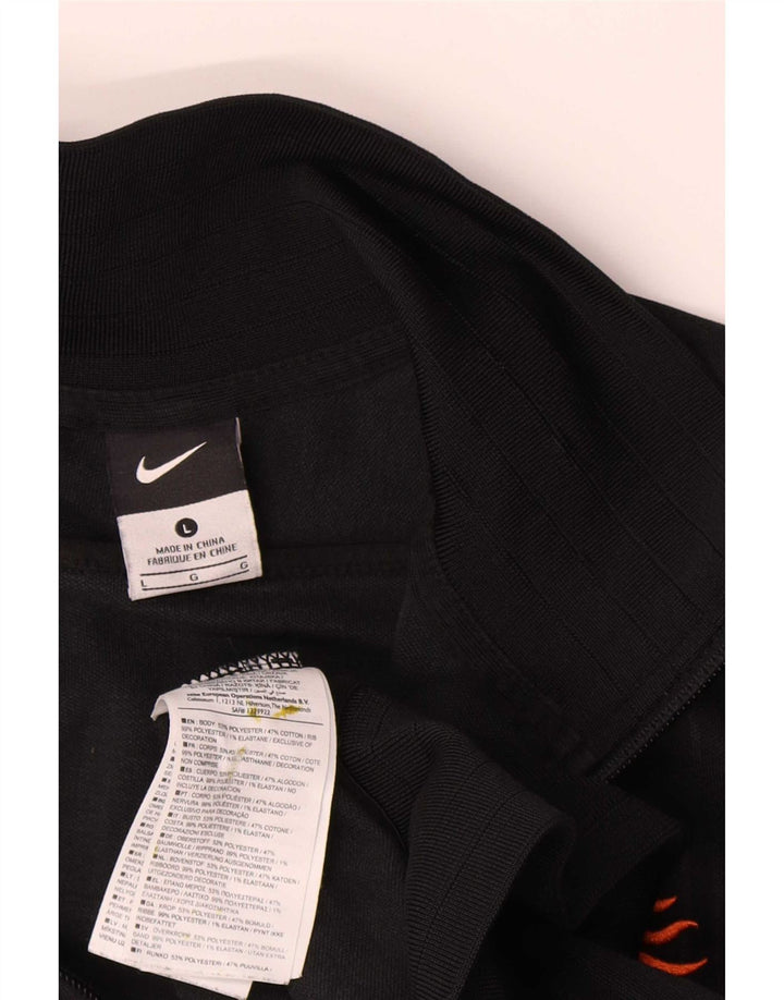 Nike KNVB Graphic Chándal Top Chaqueta Grande Negro Rayas Poliéster