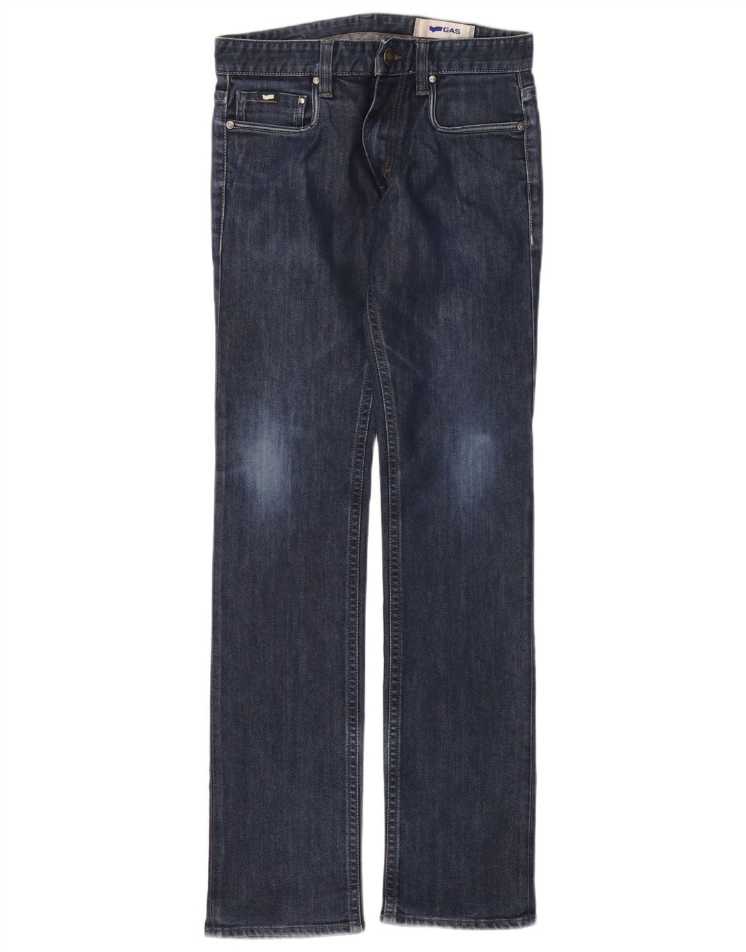 Vaqueros Recto Mujer Gas W30 L34 Azul Marino Algodón