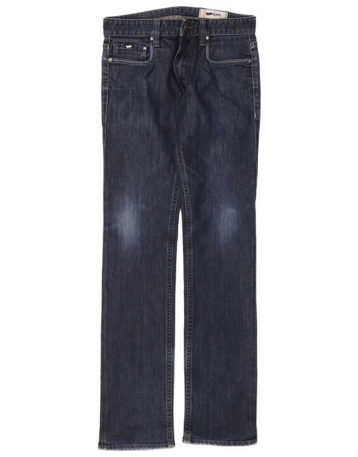 Vaqueros Recto Mujer Gas W30 L34 Azul Marino Algodón