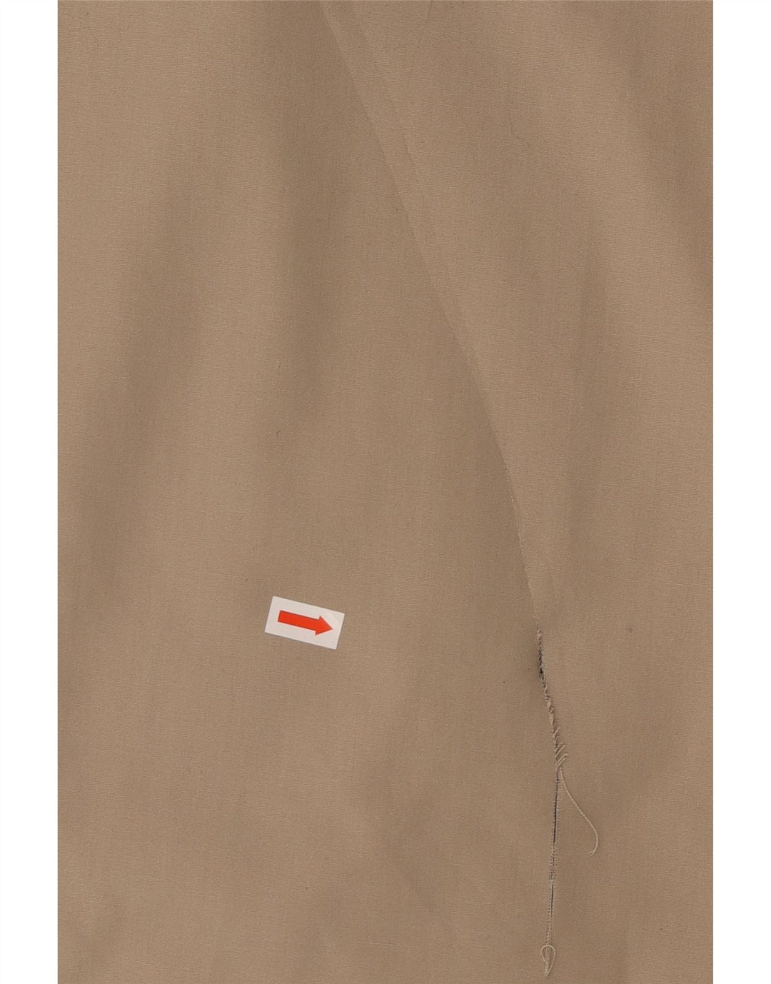 VINTAGE Abrigo de piel sintética de gran tamaño para mujer EU 40 Poliéster beige medio