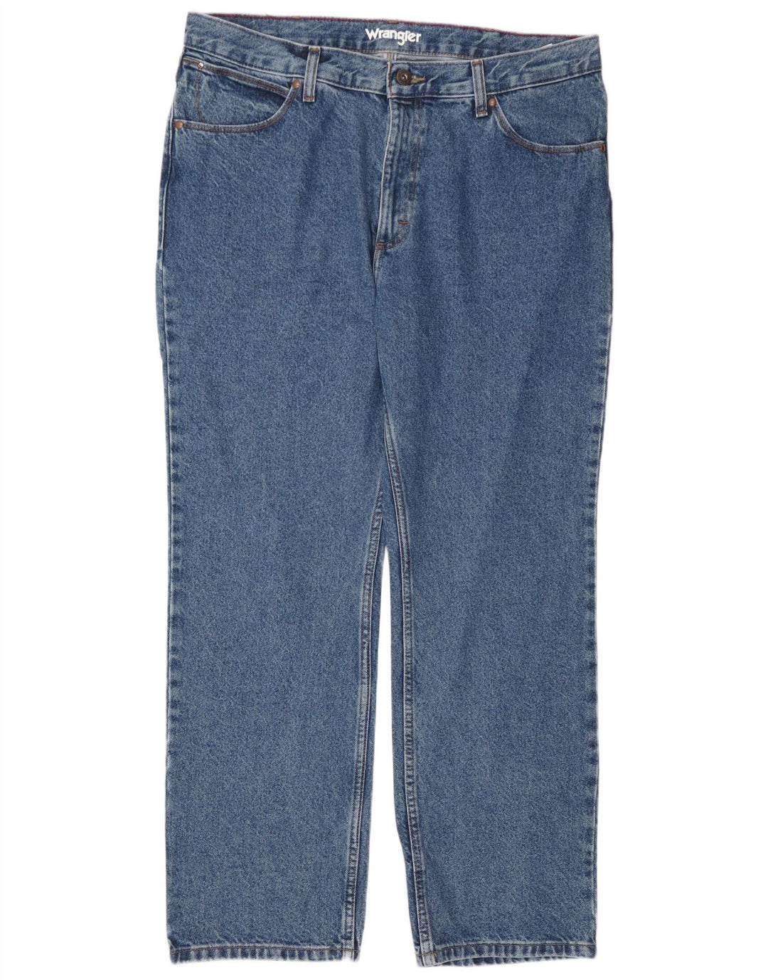 Vaqueros Wrangler Hombre Rectos W38 L30 Algodón Azul