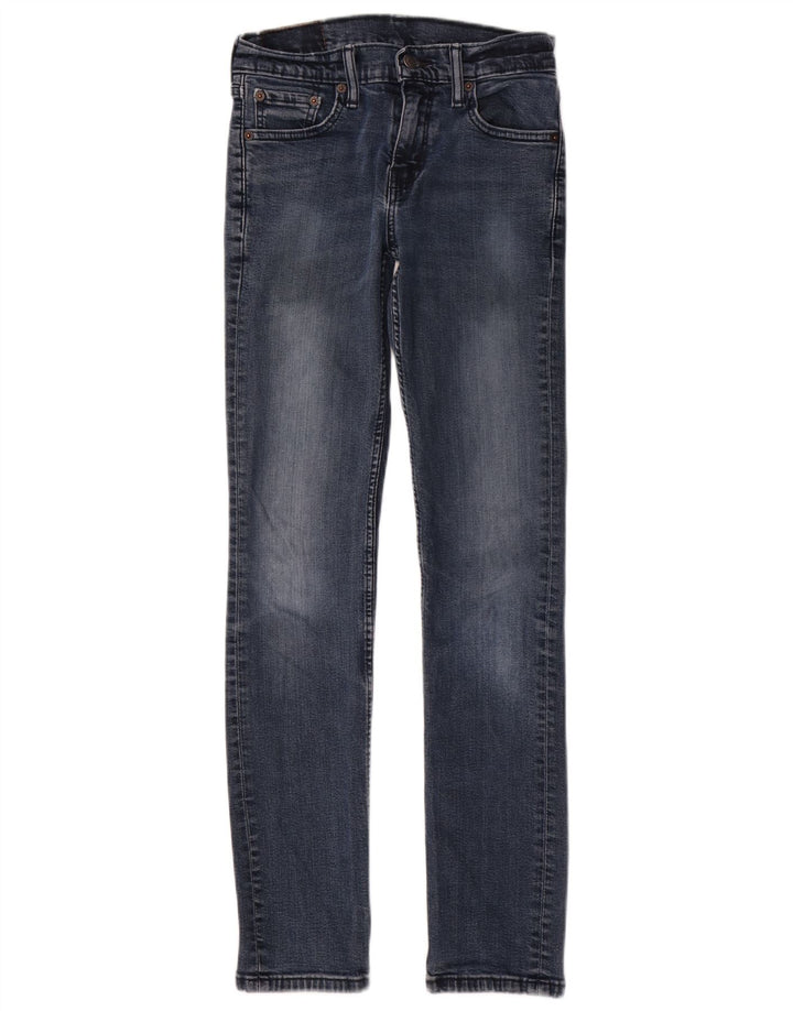 LEVI'S Vaqueros Slim Mujer W27 L32 Algodón Azul