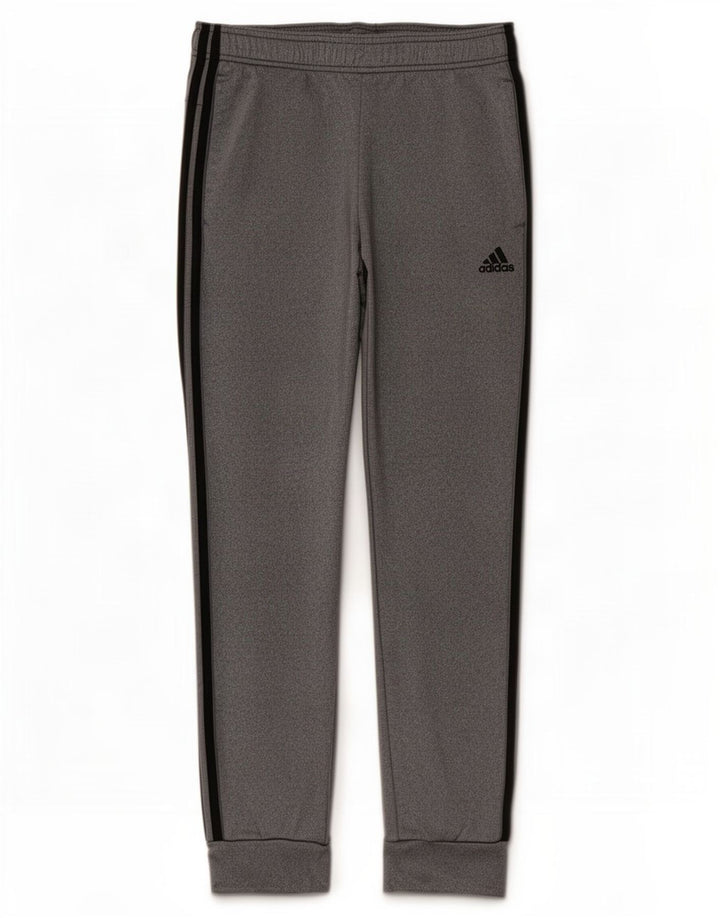 Adidas Mujer Chándal Pantalones Joggers UK 8 Pequeño Gris Poliéster