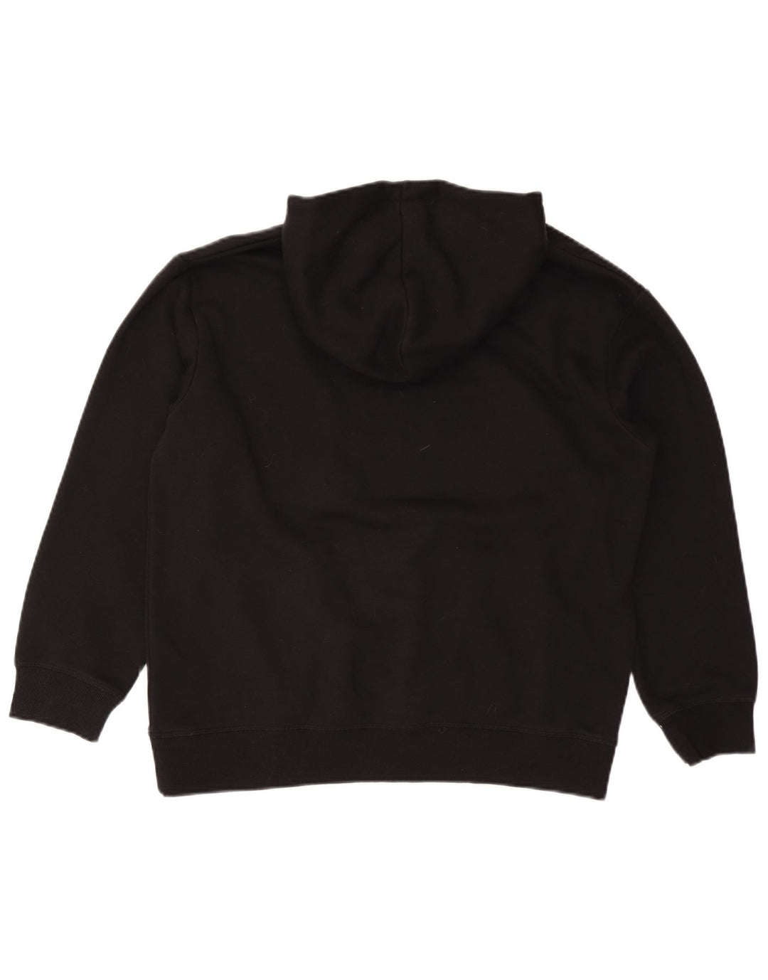 UMBRO Jersey con capucha gráfica para hombre, tamaño grande, algodón negro