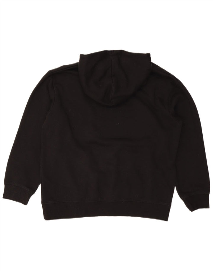 UMBRO Jersey con capucha gráfica para hombre, tamaño grande, algodón negro