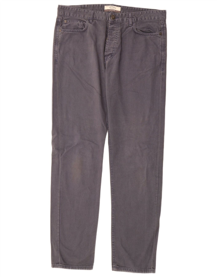 Vaqueros cónicos para hombre Fat Face W34 L32 Algodón gris