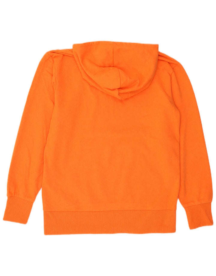 SUPERDRY Jersey con capucha gráfica para hombre pequeño de algodón naranja