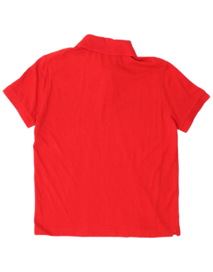 Polo Lacoste para hombre talla 4 mediano algodón rojo