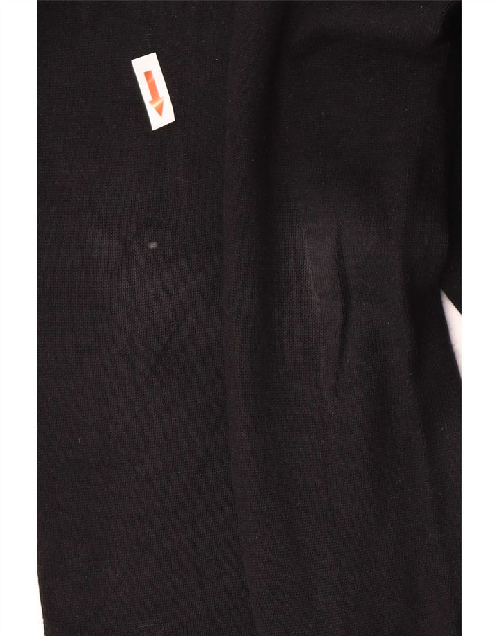 Marks & Spencer Jersey con Cuello en V para Hombre XL Algodón Negro