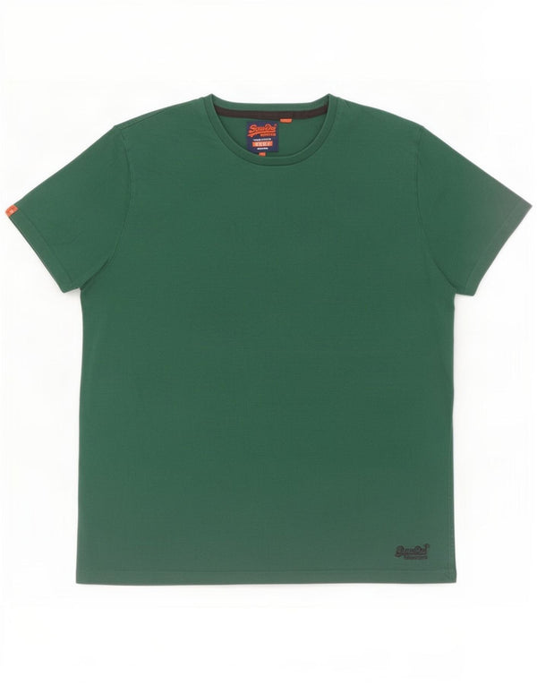 Superdry Camiseta para hombre Top 2XL Algodón verde