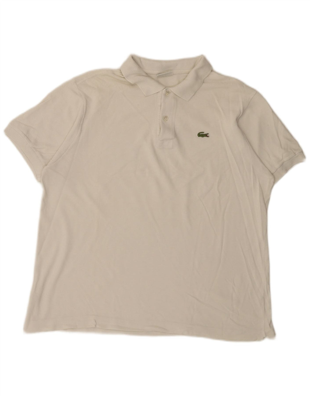 Polo Lacoste Hombre Talla 6 XL Algodón Blanco