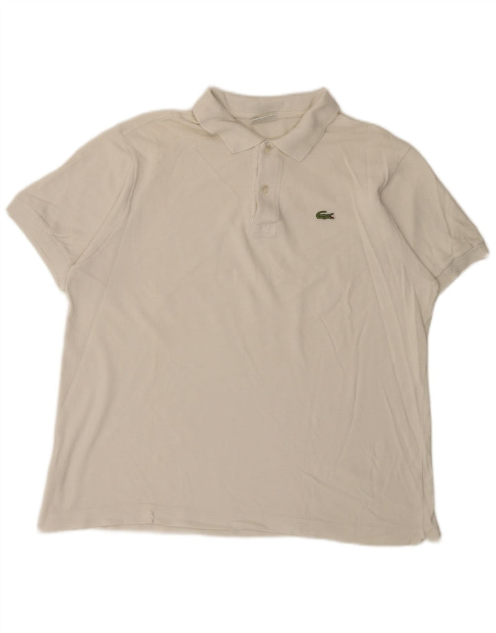 Polo Lacoste Hombre Talla 6 XL Algodón Blanco
