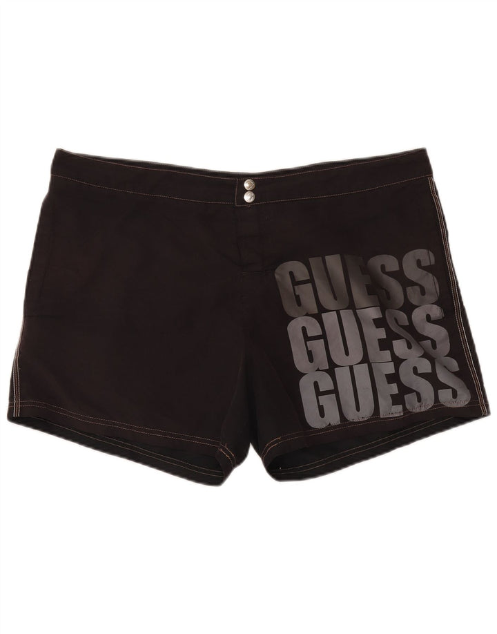 Guess Bañador Hombre Graphic 2XL Poliéster Negro