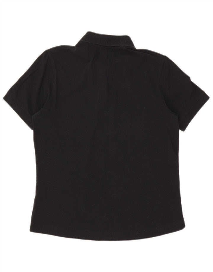 Kappa Polo para mujer UK 44 Mediano Algodón negro