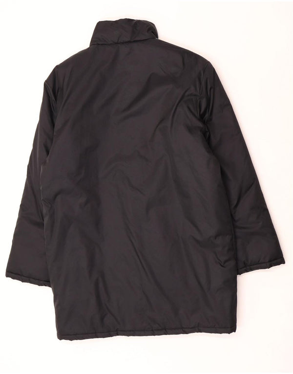 Adidas Abrigo acolchado gráfico para hombre UK 38/40 Medium Black Nylon