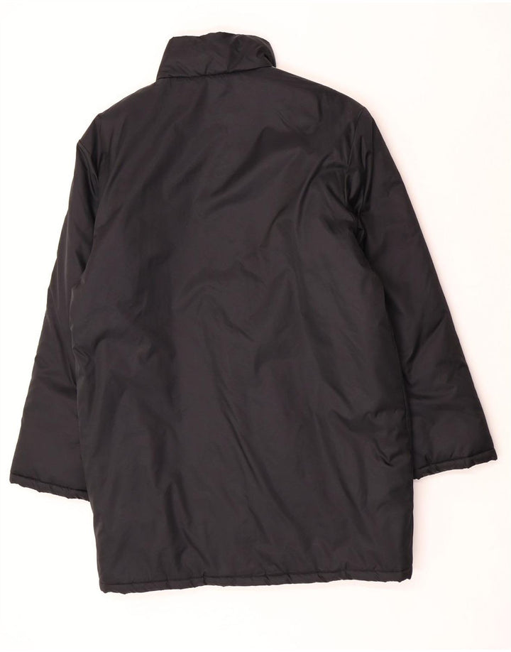 Adidas Abrigo acolchado gráfico para hombre UK 38/40 Medium Black Nylon