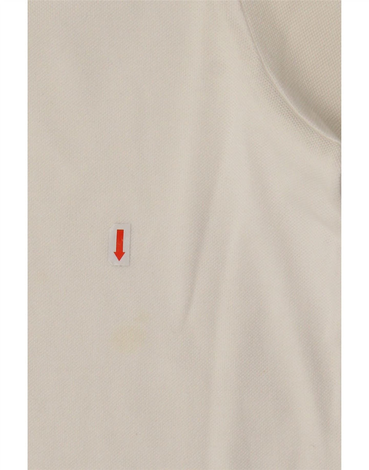 LACOSTE Polo para hombre Talla 6 XL Algodón blanco
