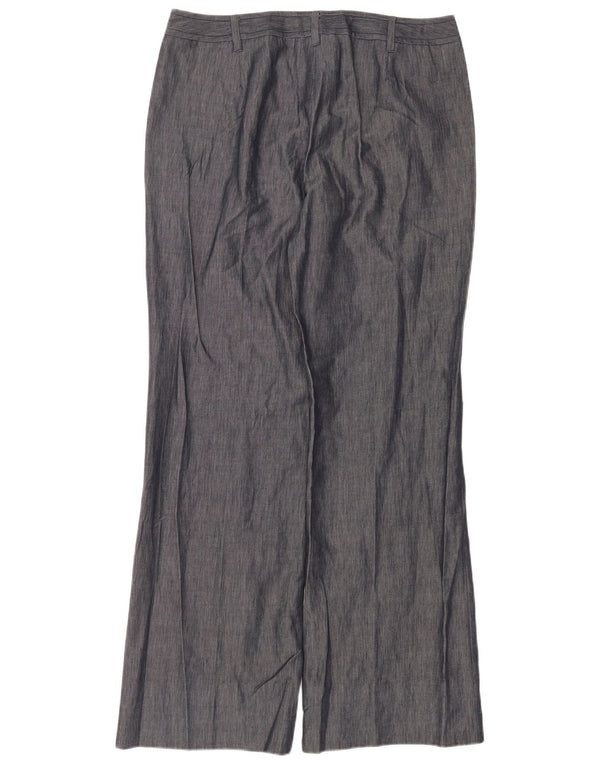 Max & Co. Pantalones casuales con corte de bota para mujer UK 40 Large W34 L34 Azul marino