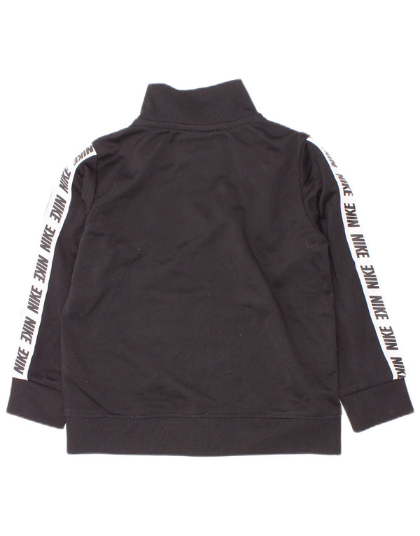 Nike - Chaqueta de chándal gráfica para bebés de 12 a 18 meses, color negro