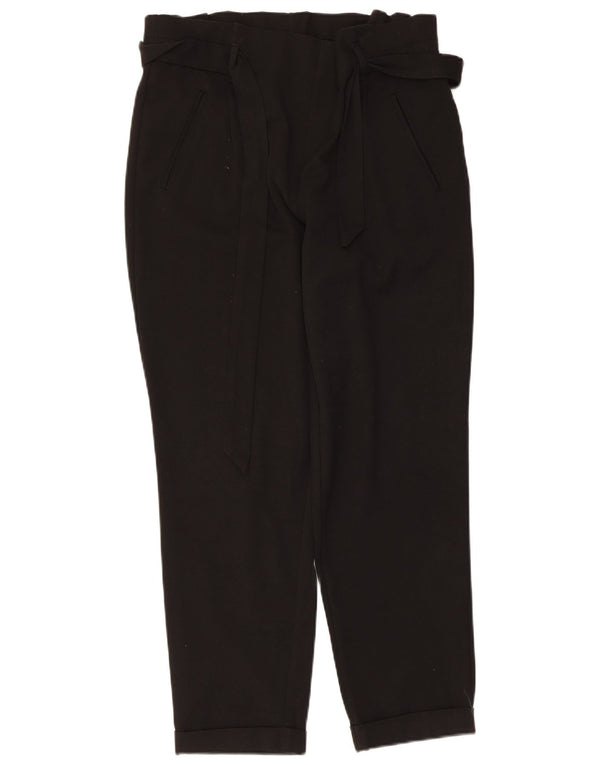 Zara Mujer Pantalones Cortos Tapered Medium W28 L25 Negro