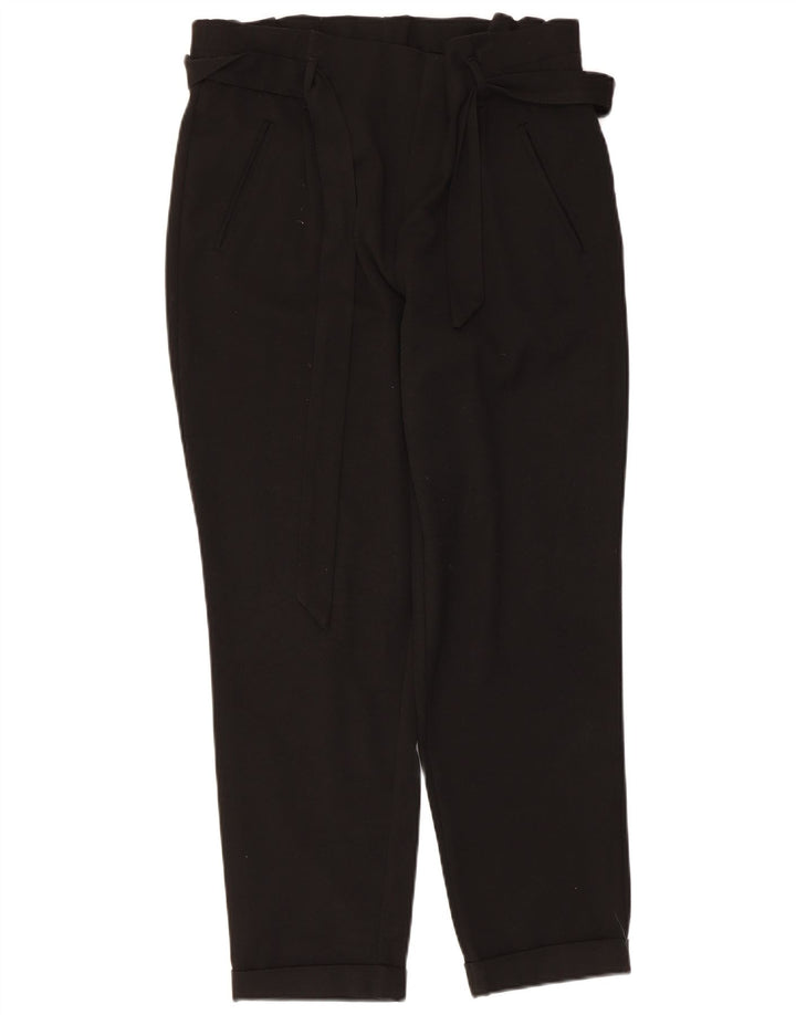 Zara Mujer Pantalones Cortos Tapered Medium W28 L25 Negro