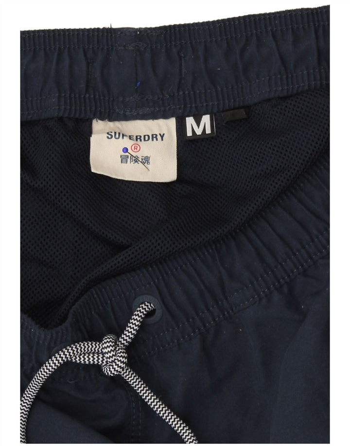 Superdry Bañador Corto Para Hombre Poliéster Color Block Azul Marino Medio