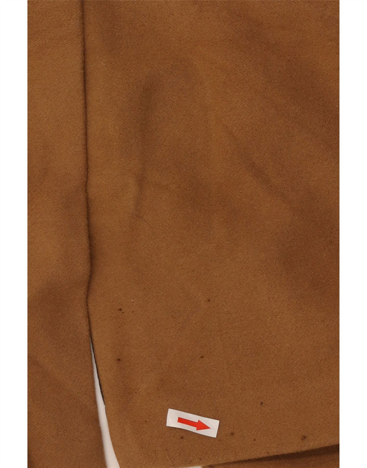 Zara Hombre Abrigo UK 38 Lana Beige Medio