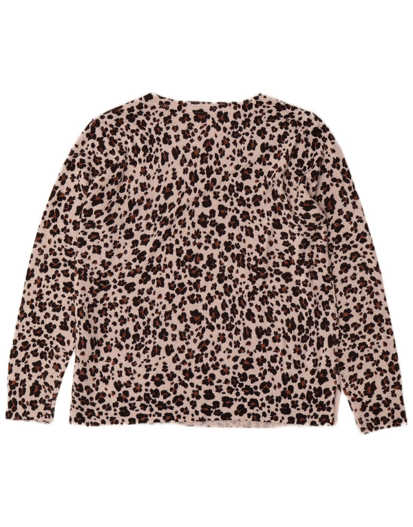 Marks & Spencer Suéter tipo jersey con cuello barco para mujer UK 46 Large Off White
