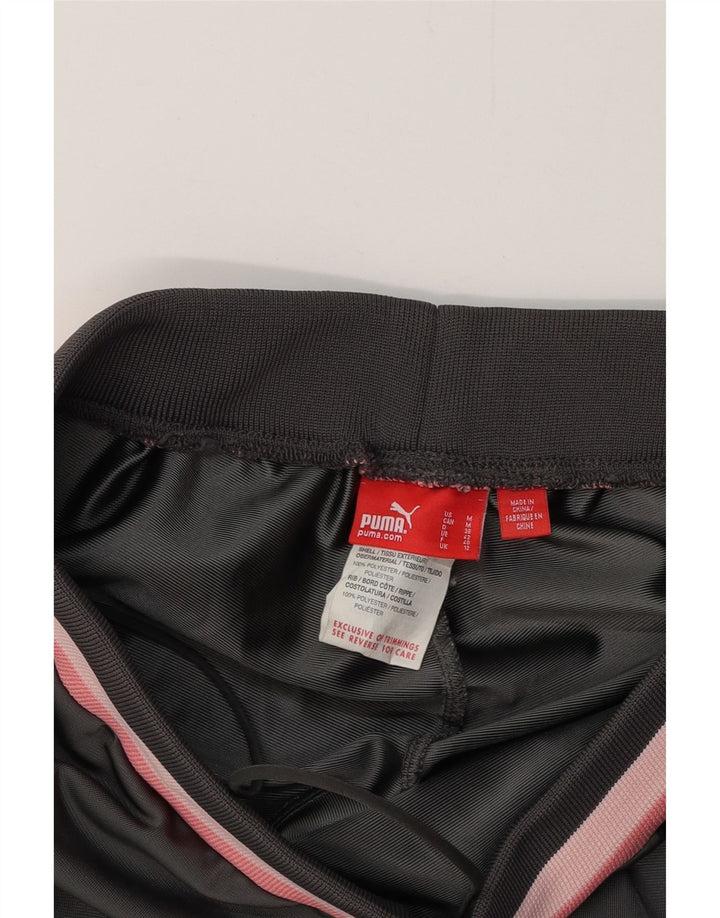 PUMA Pantalones de chándal para mujer Joggers UK 12 Medium Grey Colourblock