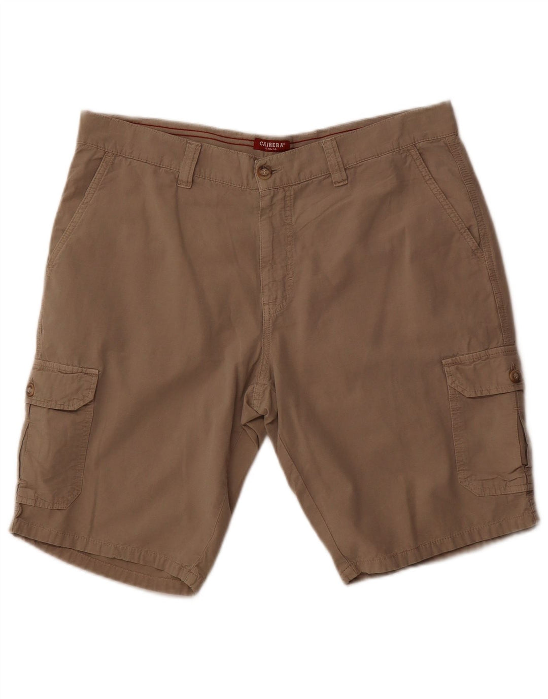 Carrera Mens 618 Cargo Shorts W36 Grande Algodón Beige